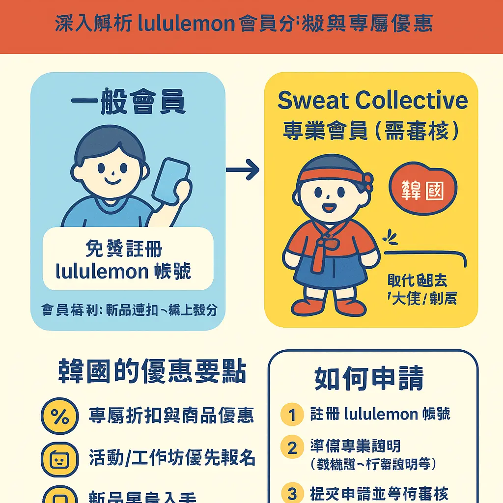 Lululemon 會員 優惠 - 韓國