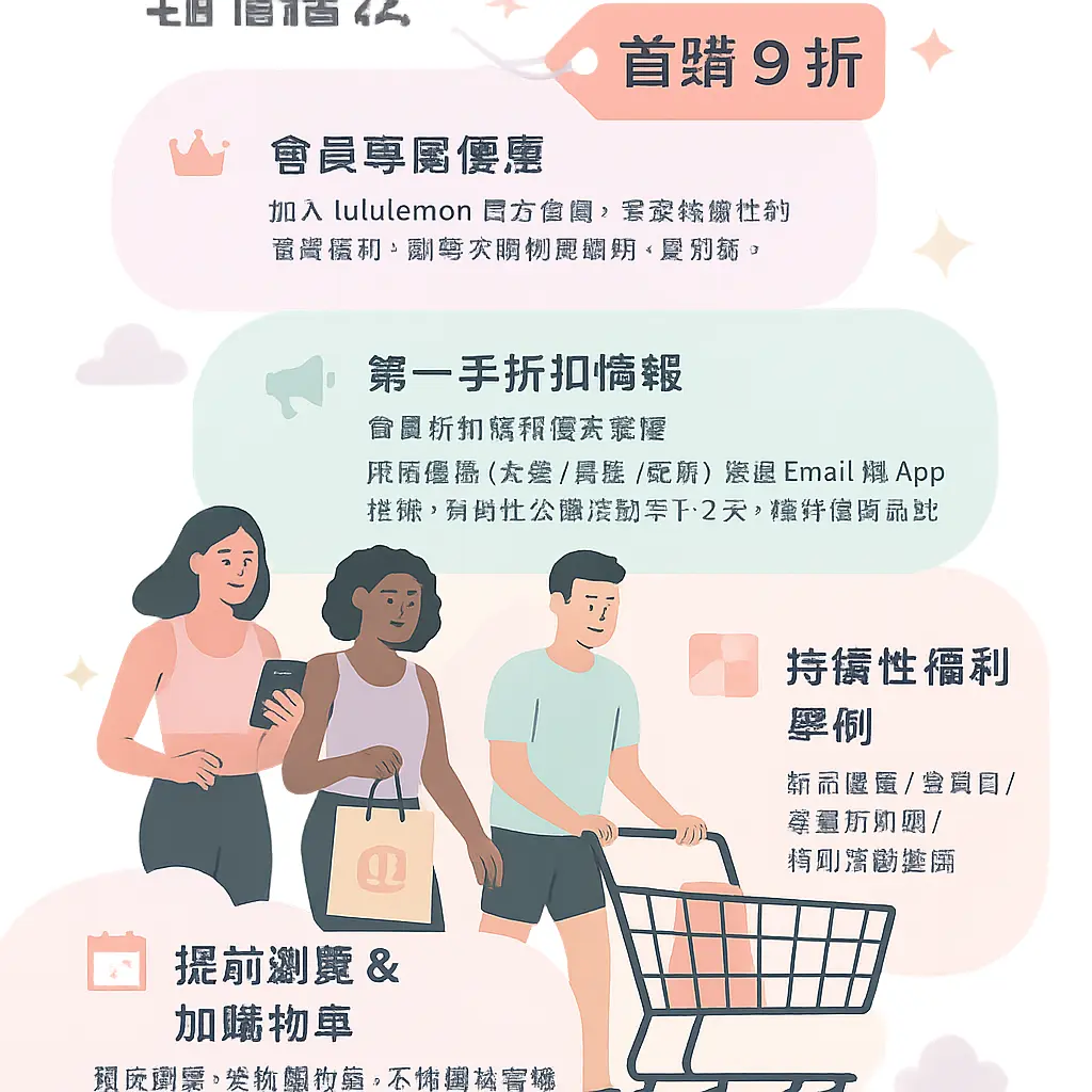 Lululemon 首 購 9 折 - 社羣