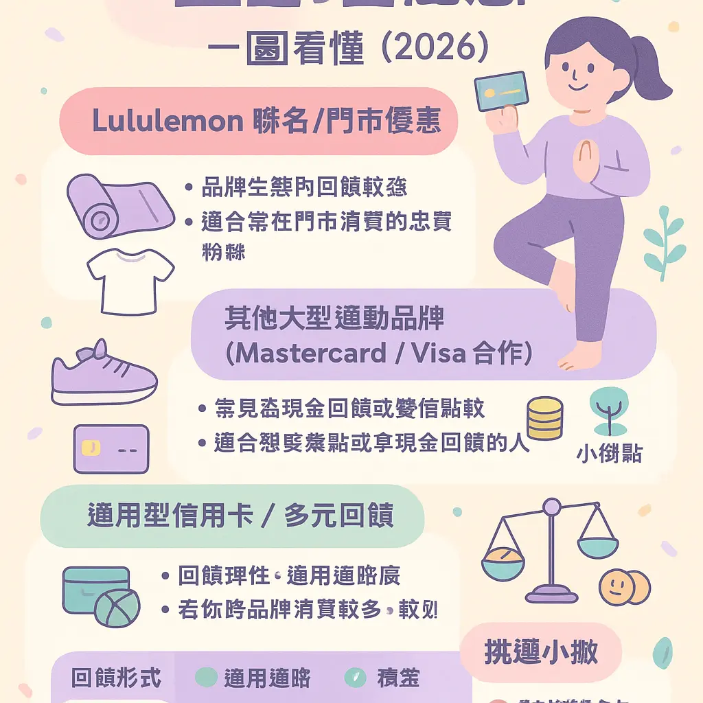 Lululemon 信用卡 優惠 - 臺新Pay