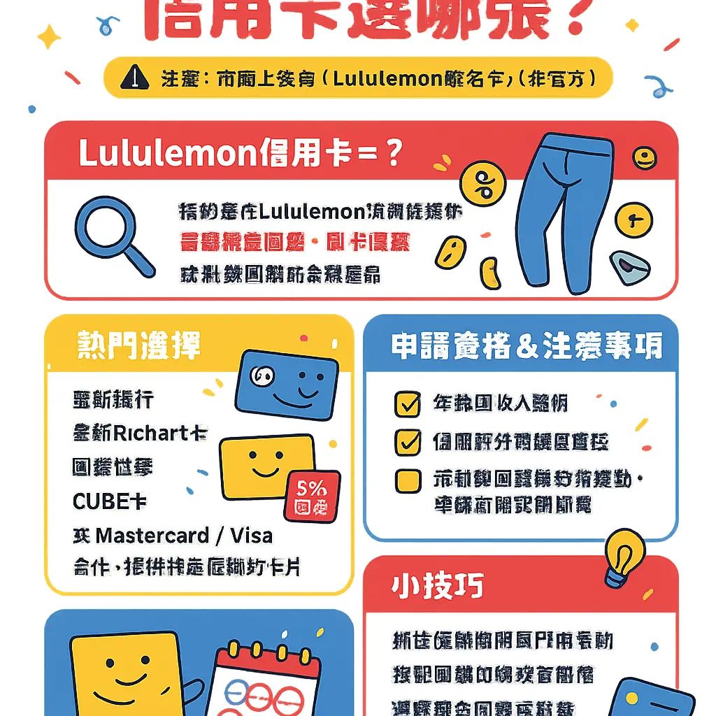 Lululemon 信用卡 優惠 - 信用卡