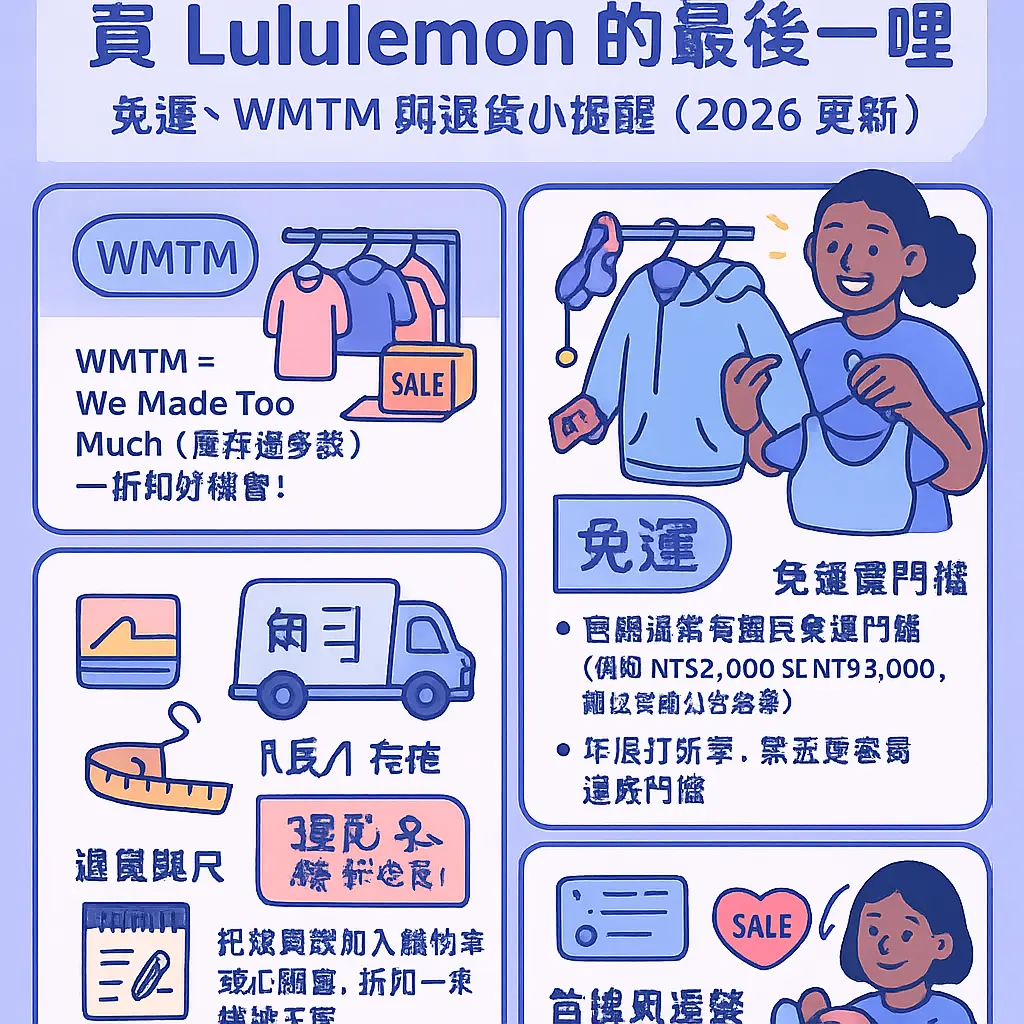 Lululemon 折扣 季 - WMTM
